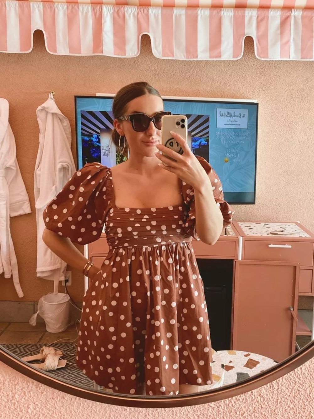 Abercrombie Polka Dot Emerson Dress Small